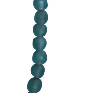 Collar cuentas de vidrio de Ghana grandes