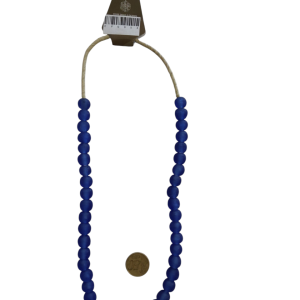 Collar cuentas de vidrio de Ghana grandes