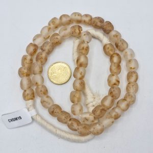 Collar cuentas de vidrio de Ghana medianas