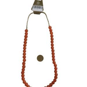 Collar cuentas de vidrio de Ghana medianas