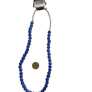 Collar cuentas de vidrio de Ghana medianas