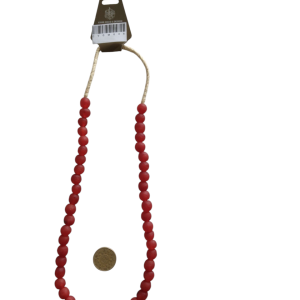Collar cuentas de vidrio de Ghana medianas