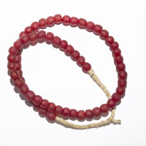 Collar cuentas de vidrio de Ghana pequeñas
