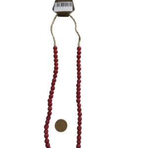 Collar cuentas de vidrio de Ghana pequeñas