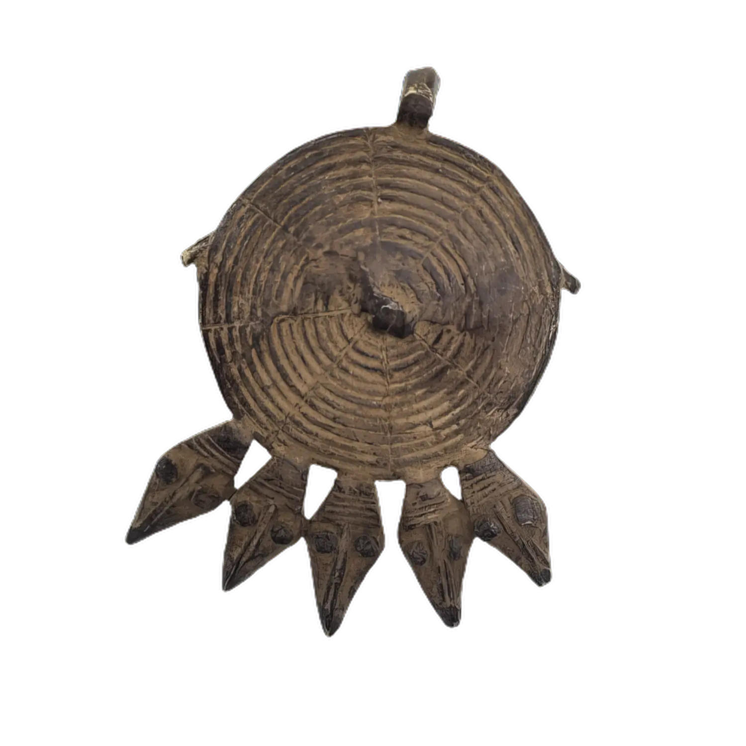 Colgante de bronce envejecido hecho a mano