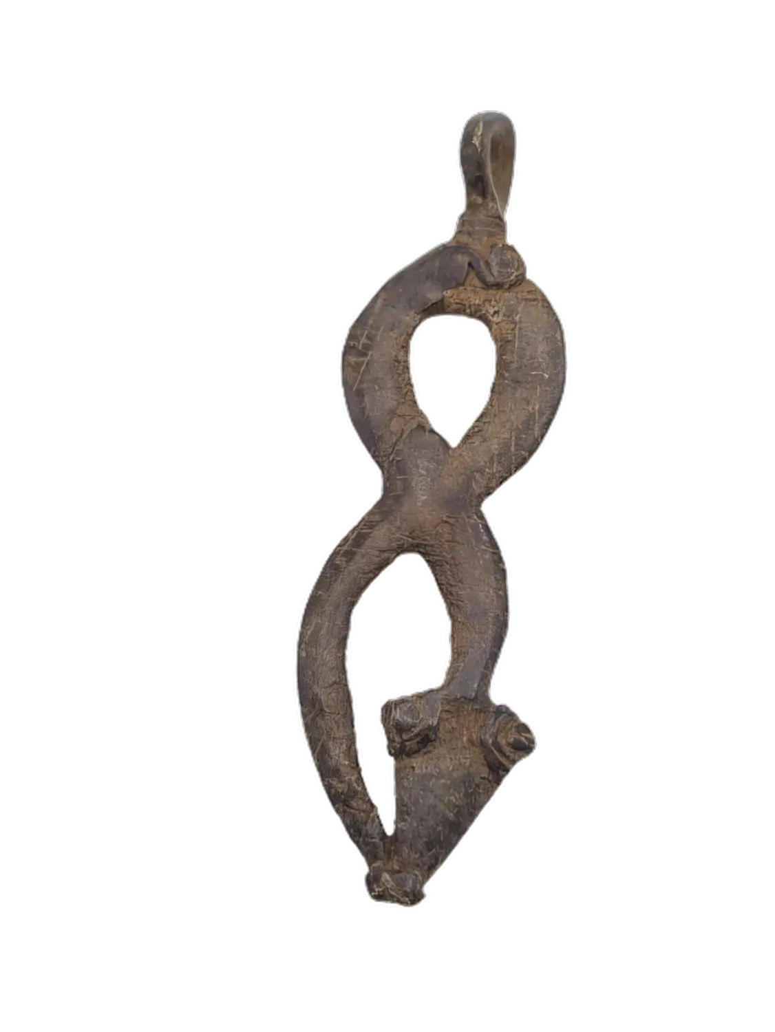 Colgante de bronce envejecido hecho a mano