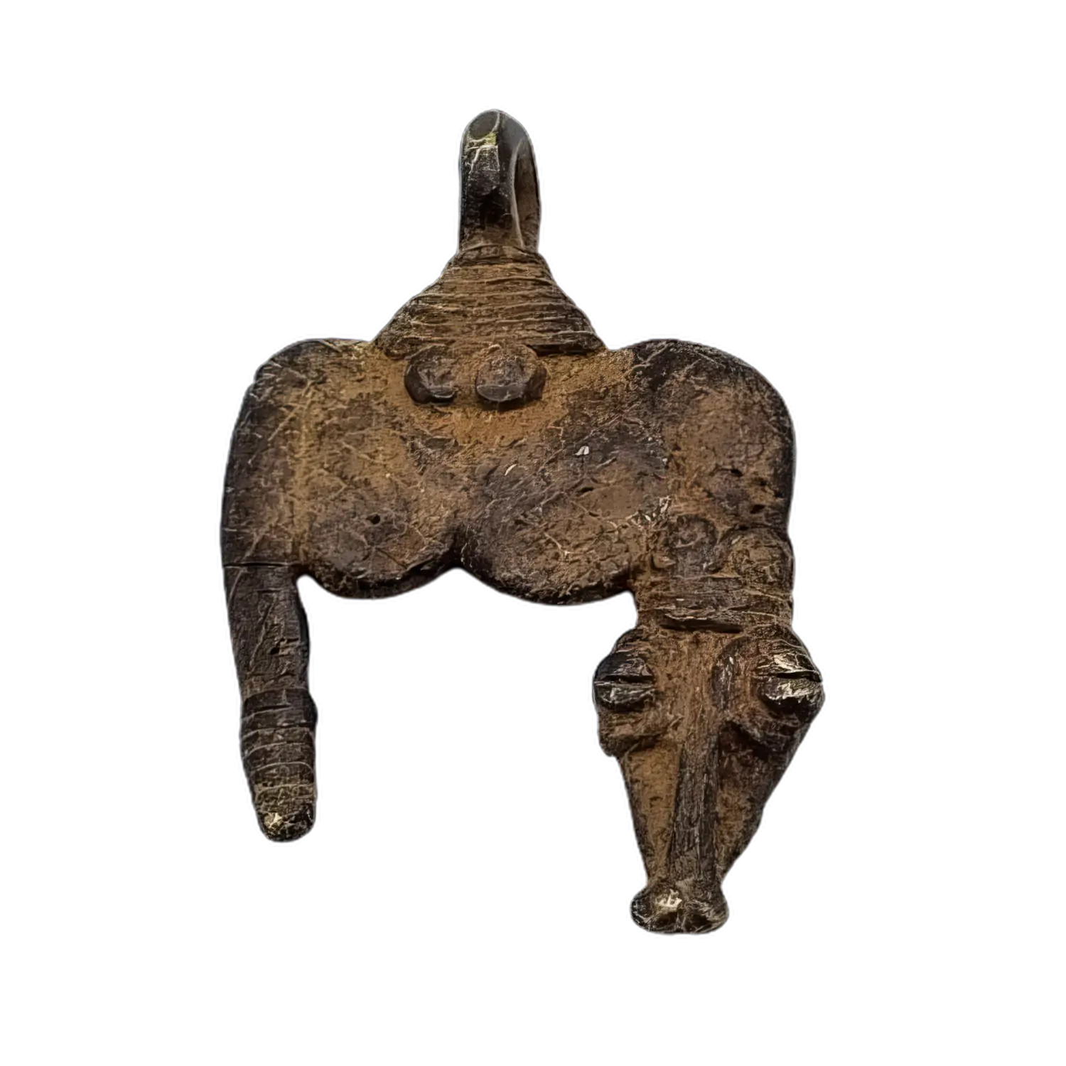 Colgante de bronce envejecido hecho a mano