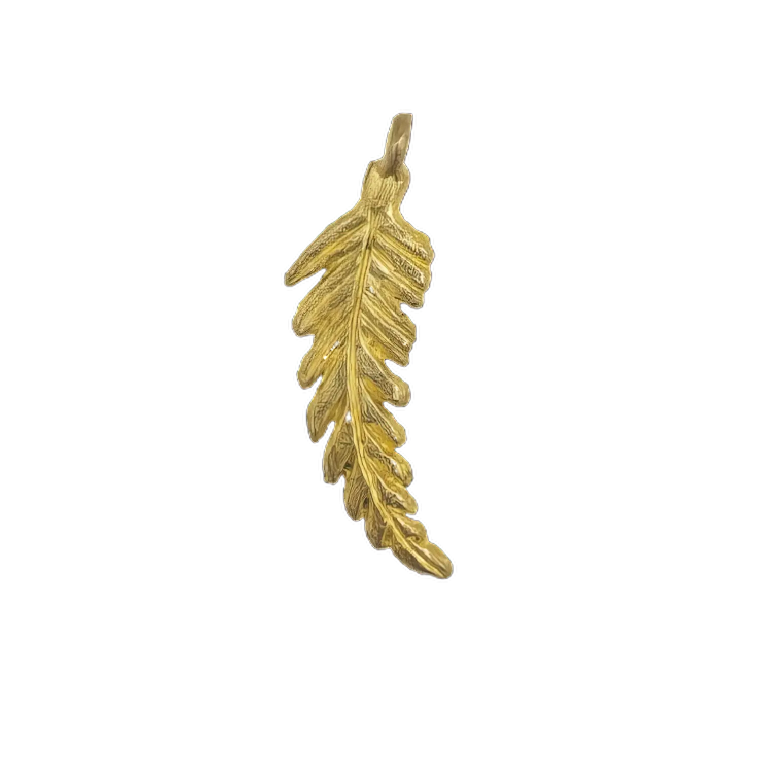 Colgante hoja de bronce (Pack de 2 piezas)