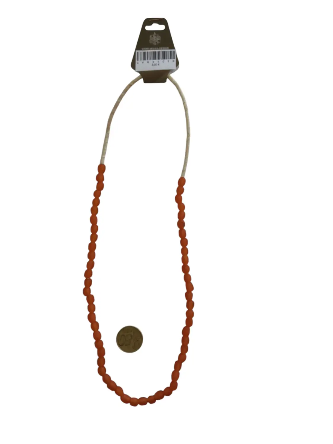 Collar cuentas de vidrio de Ghana pequeñas