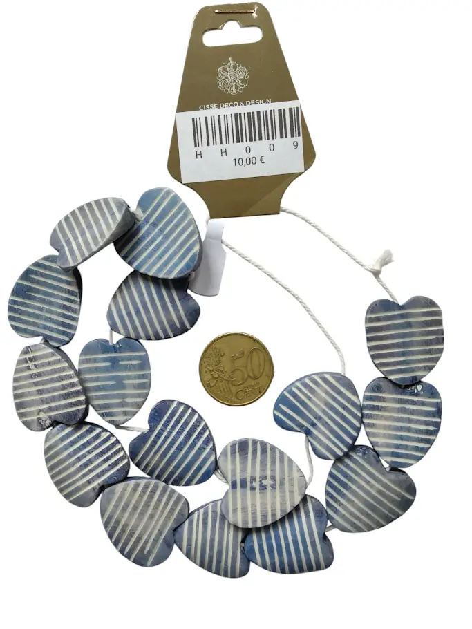 Collar de hueso corazón
