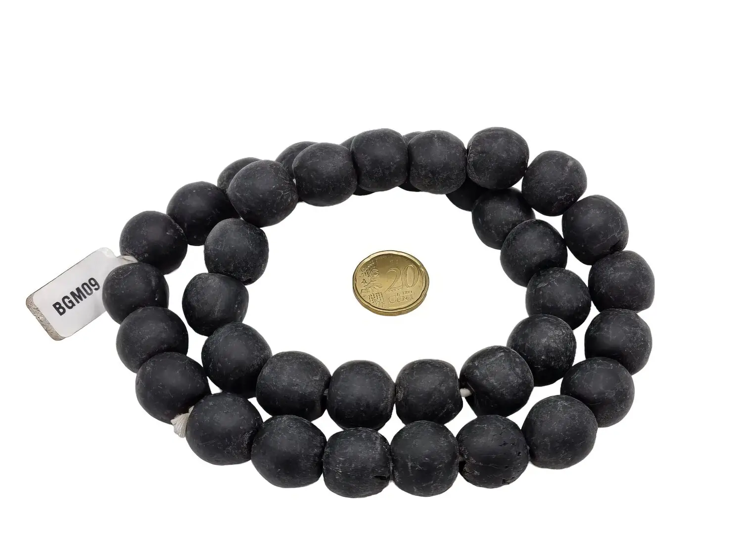 Collar de vidrio bolas