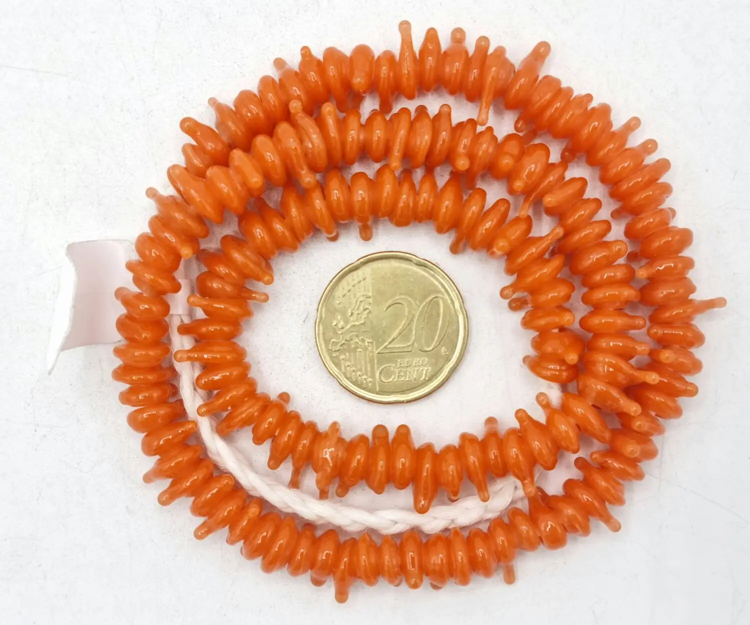 Collar de vidrio de cuentas irregulares