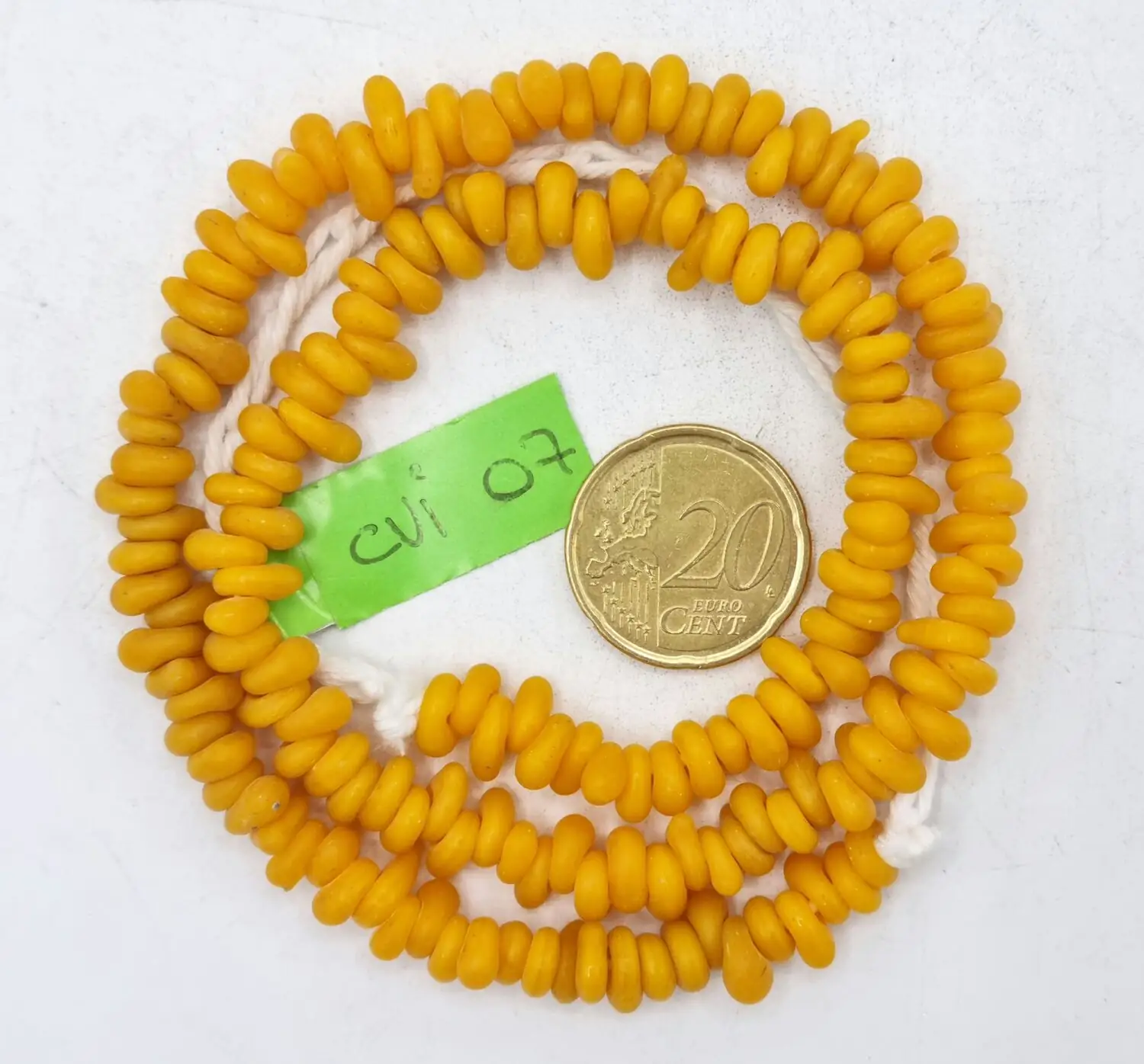 Collar de vidrio de cuentas irregulares