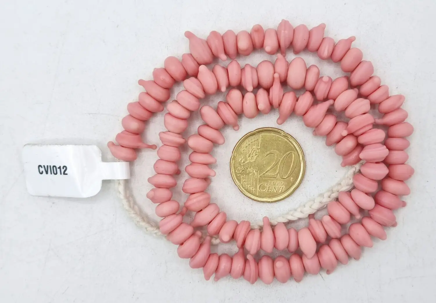 Collar de vidrio de cuentas irregulares