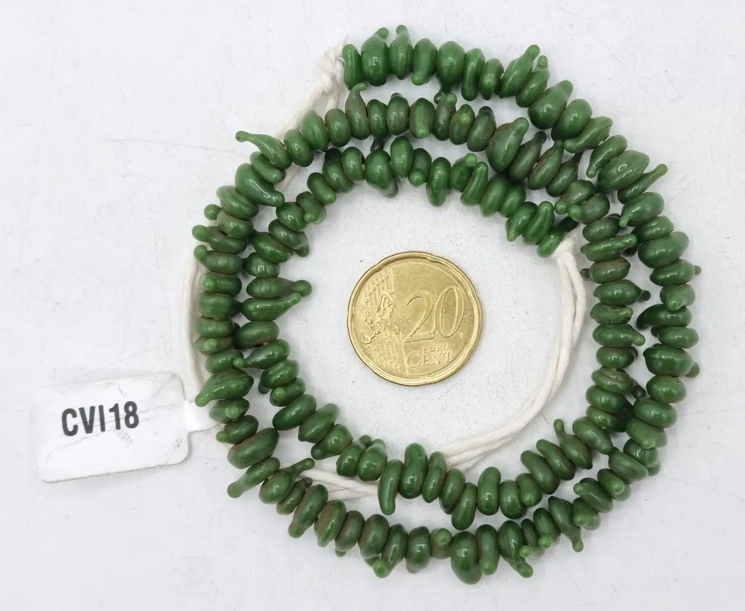 Collar de vidrio de cuentas irregulares