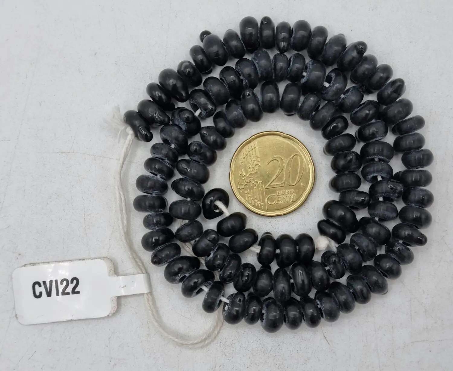 Collar de vidrio de cuentas irregulares