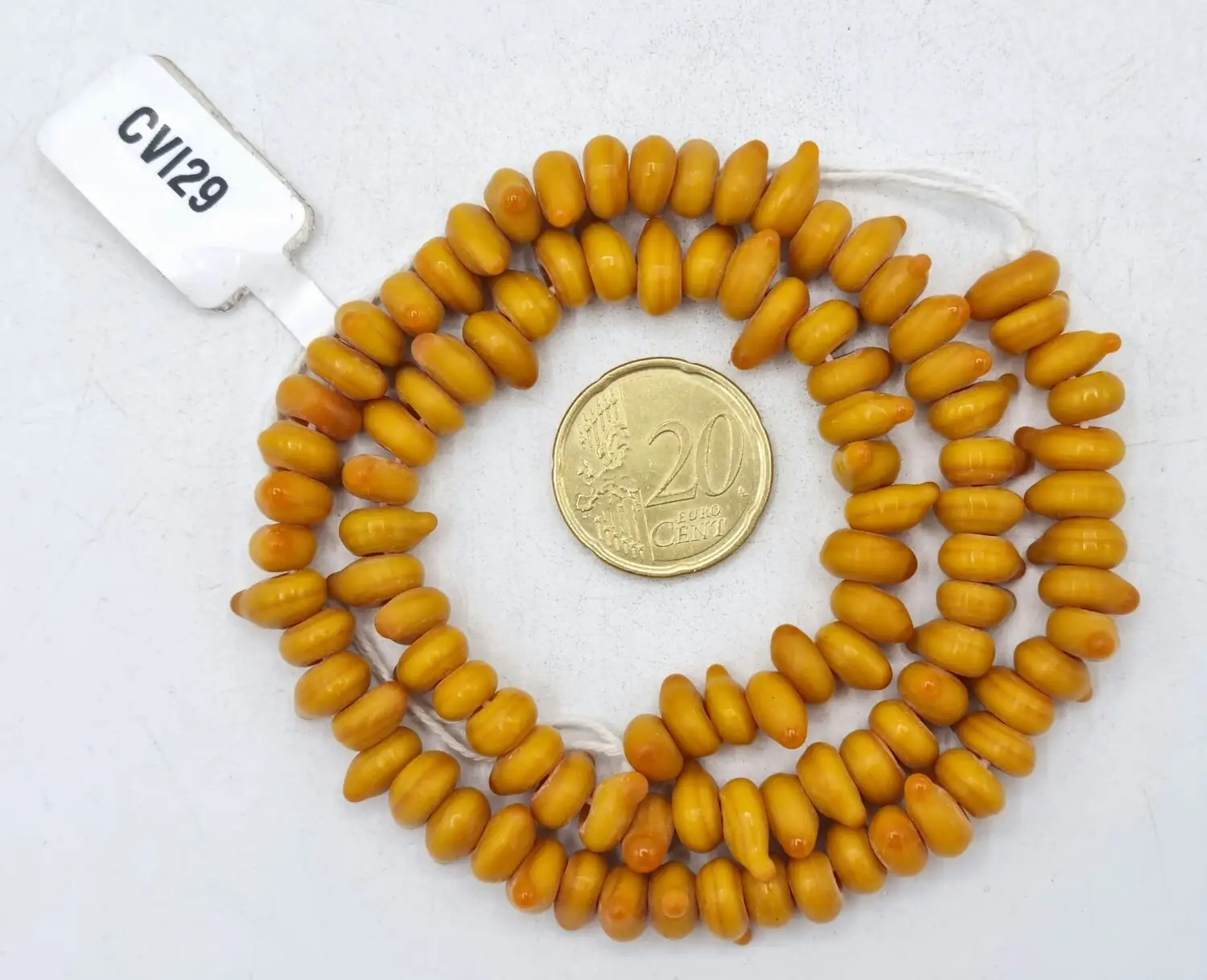 Collar de vidrio de cuentas irregulares