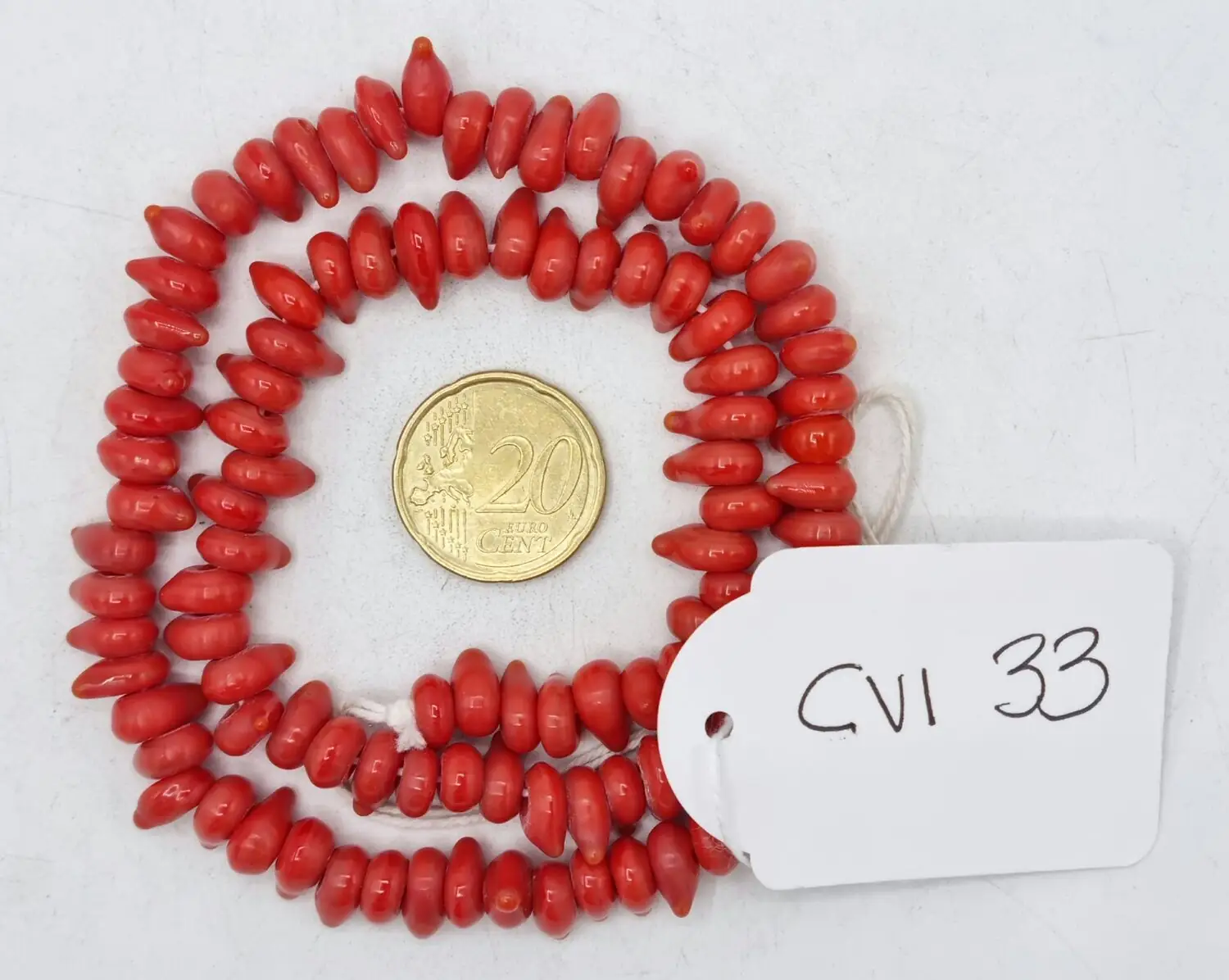 Collar de vidrio de cuentas irregulares