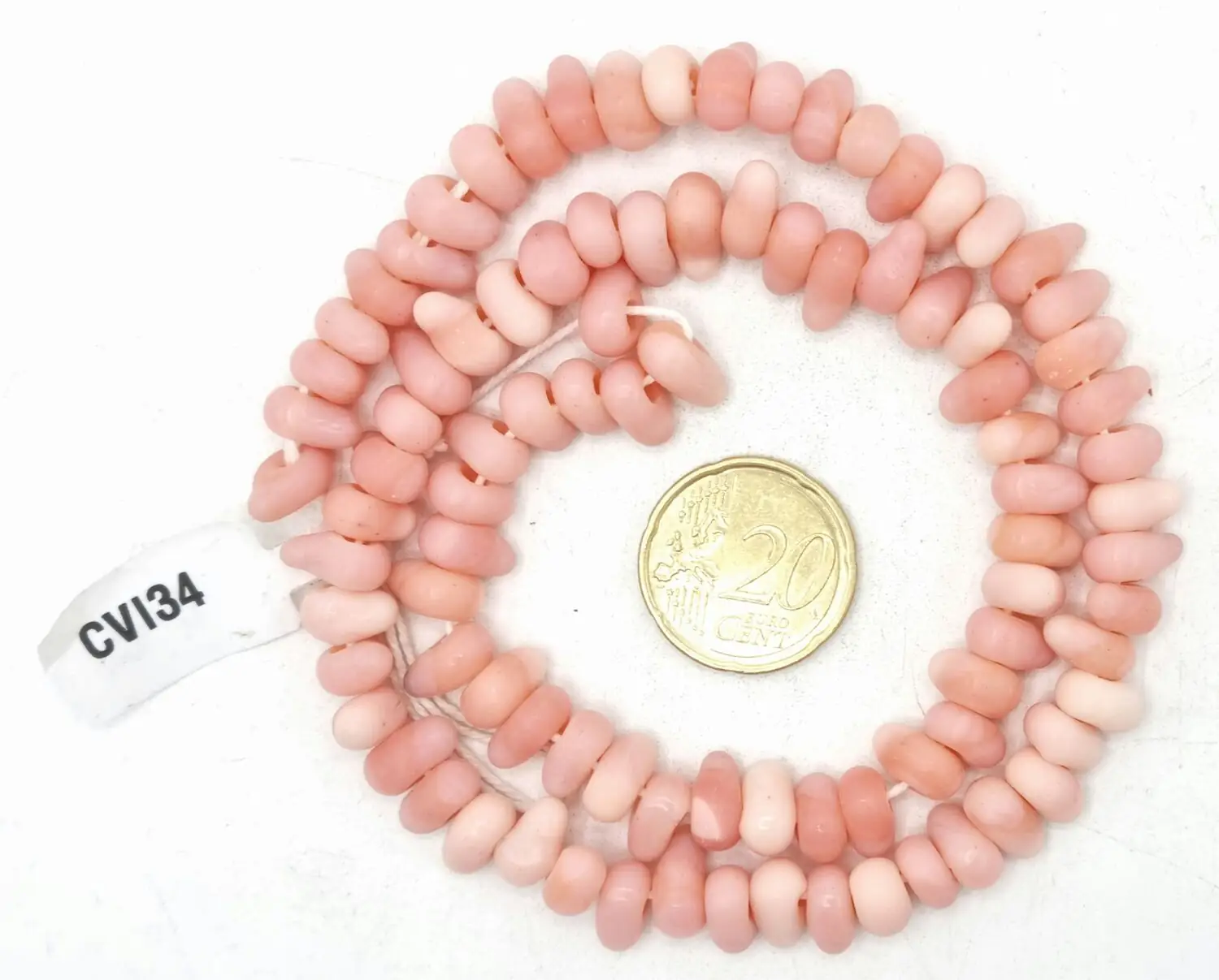 Collar de vidrio de cuentas irregulares