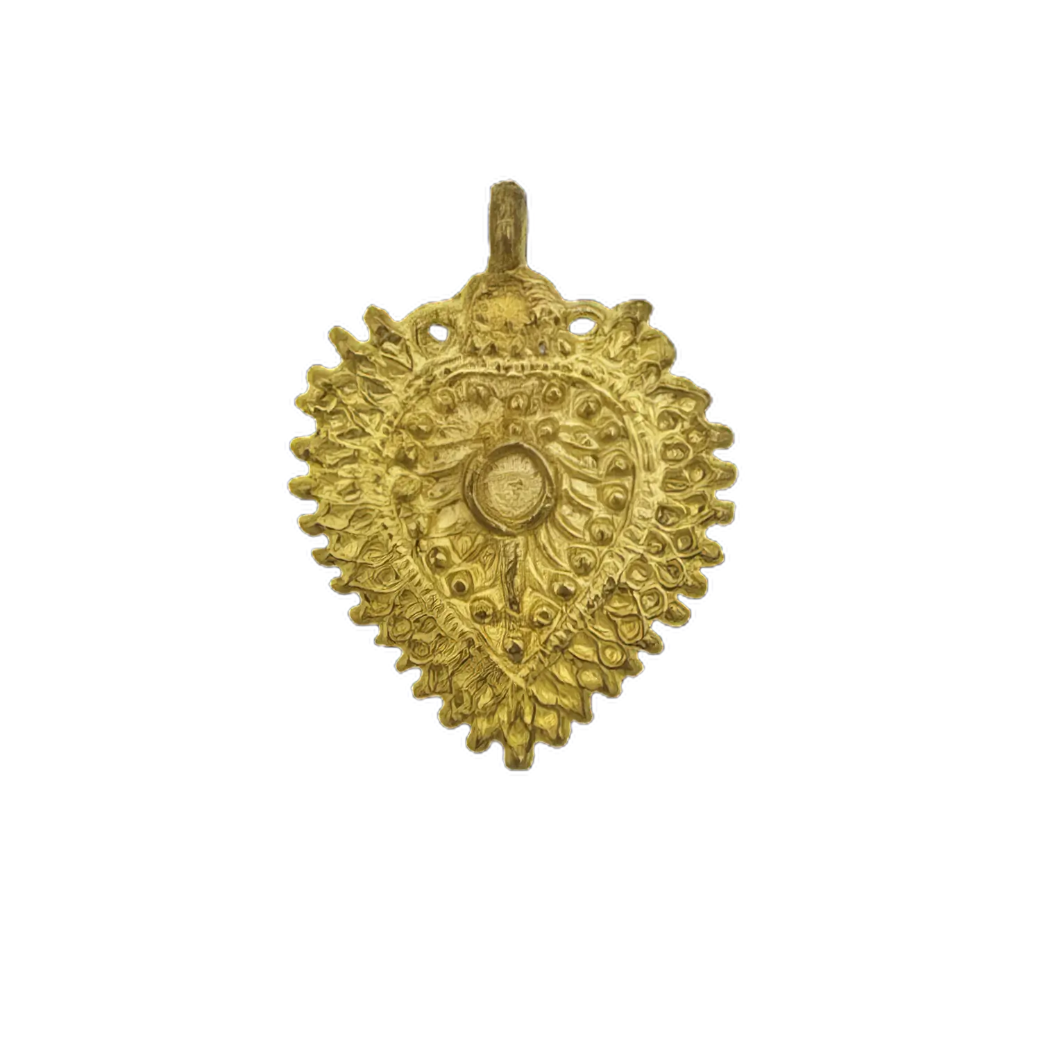 Corazón de bronce sin troquelar