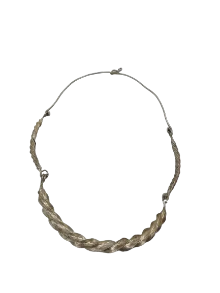 Gargantilla Bronce plateado