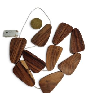 Tiras de cuentas de madera