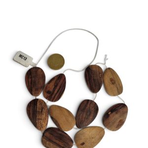 Tiras de cuentas de madera