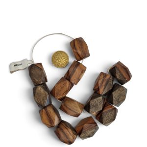 Tiras de cuentas de madera