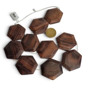 Tiras de cuentas de madera