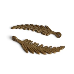 Colgante hoja de bronce