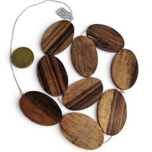 Tiras de cuentas de madera