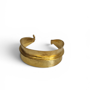 Pulsera de bronce dorada
