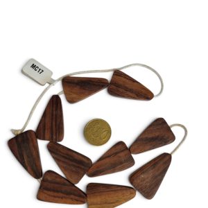Tiras de cuentas de madera