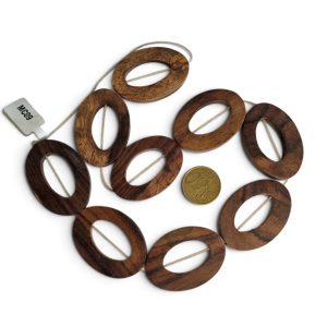 Tiras de cuentas de madera