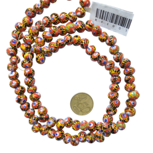 Collar de bolas de vidrio "ojos"- Kifa