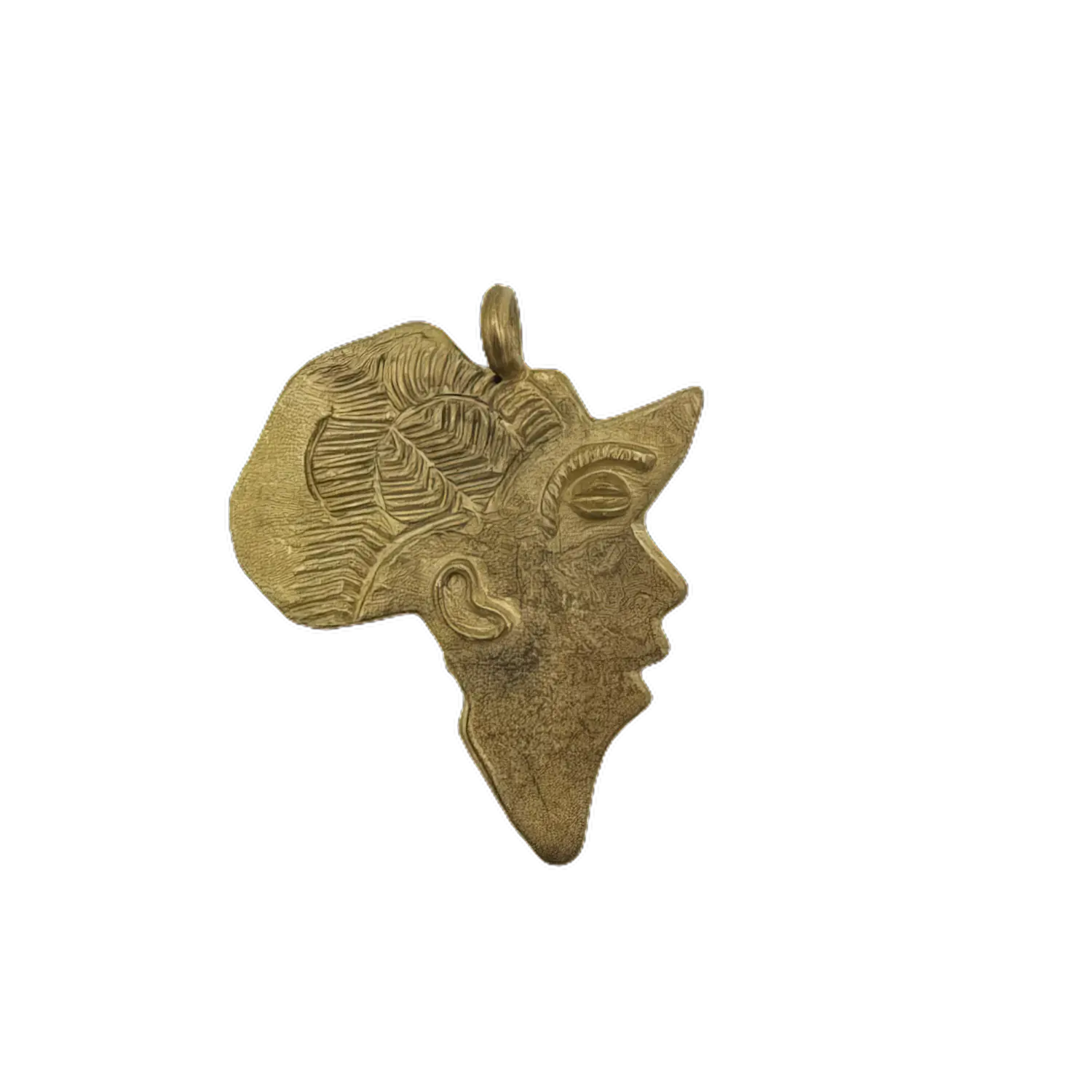 Máscara de bronce hecha a mano