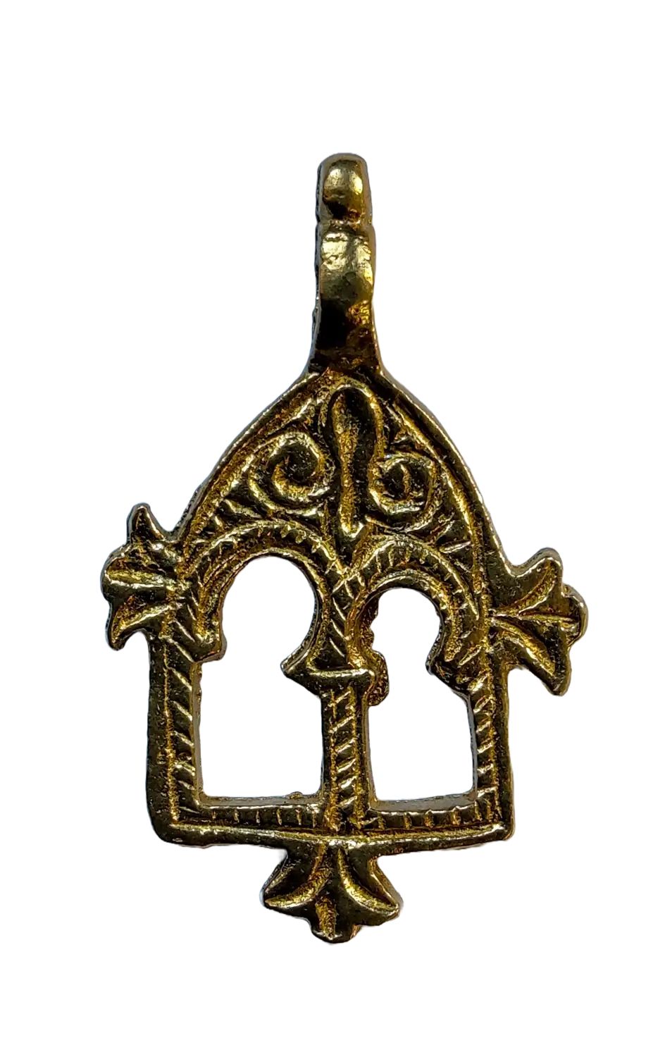 Medallón de bronce