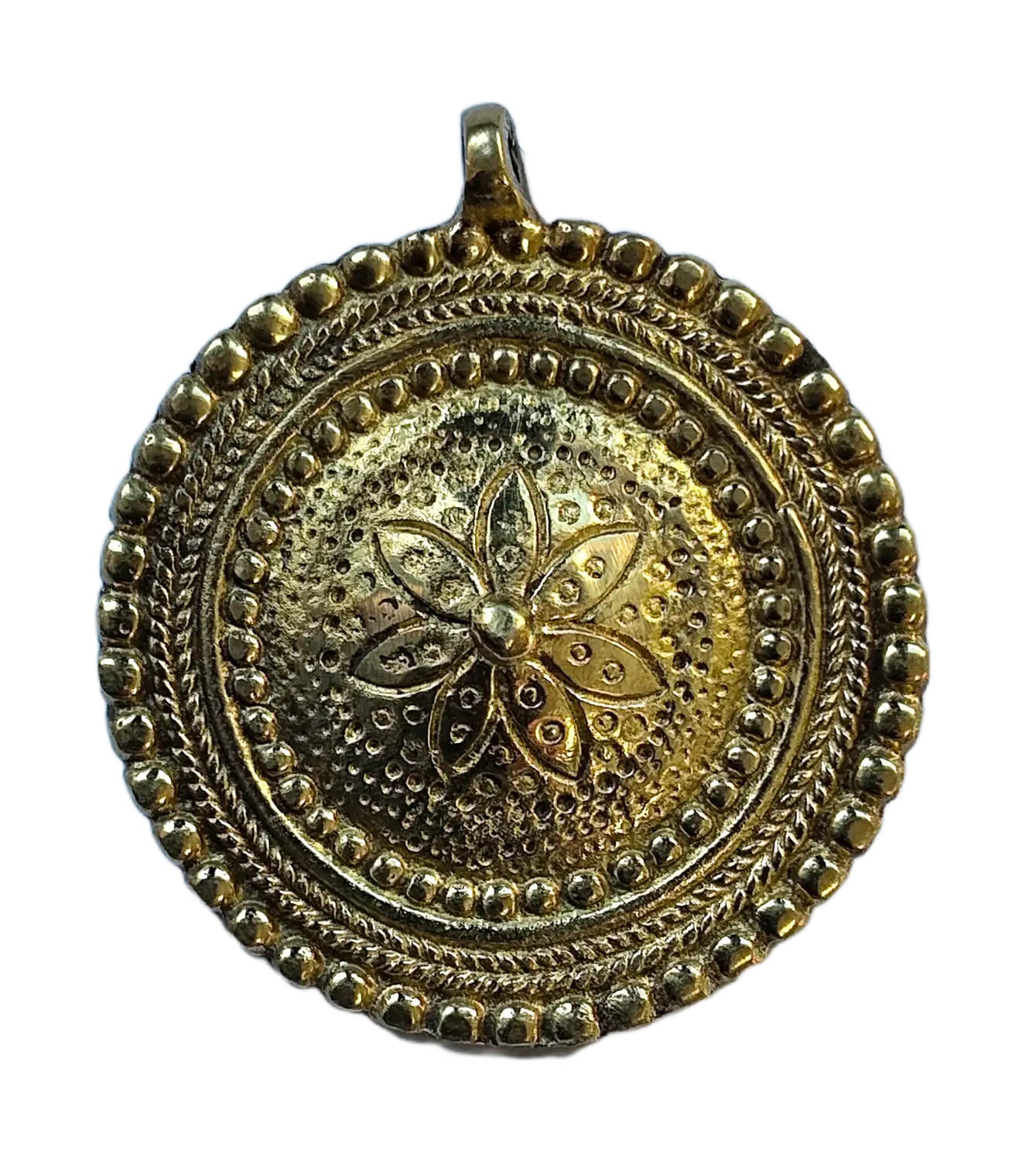 Medallón de bronce