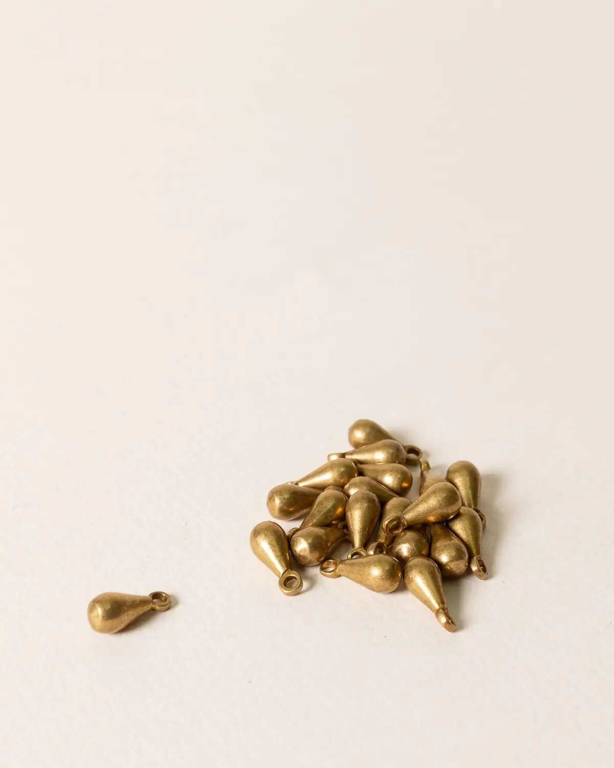 Pack cuentas de bronce (10 pzas)