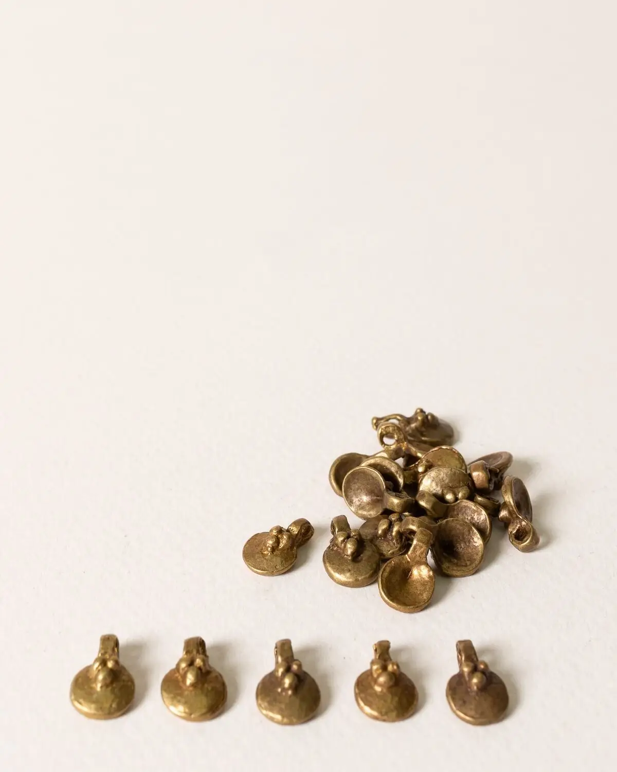 Pack cuentas de bronce