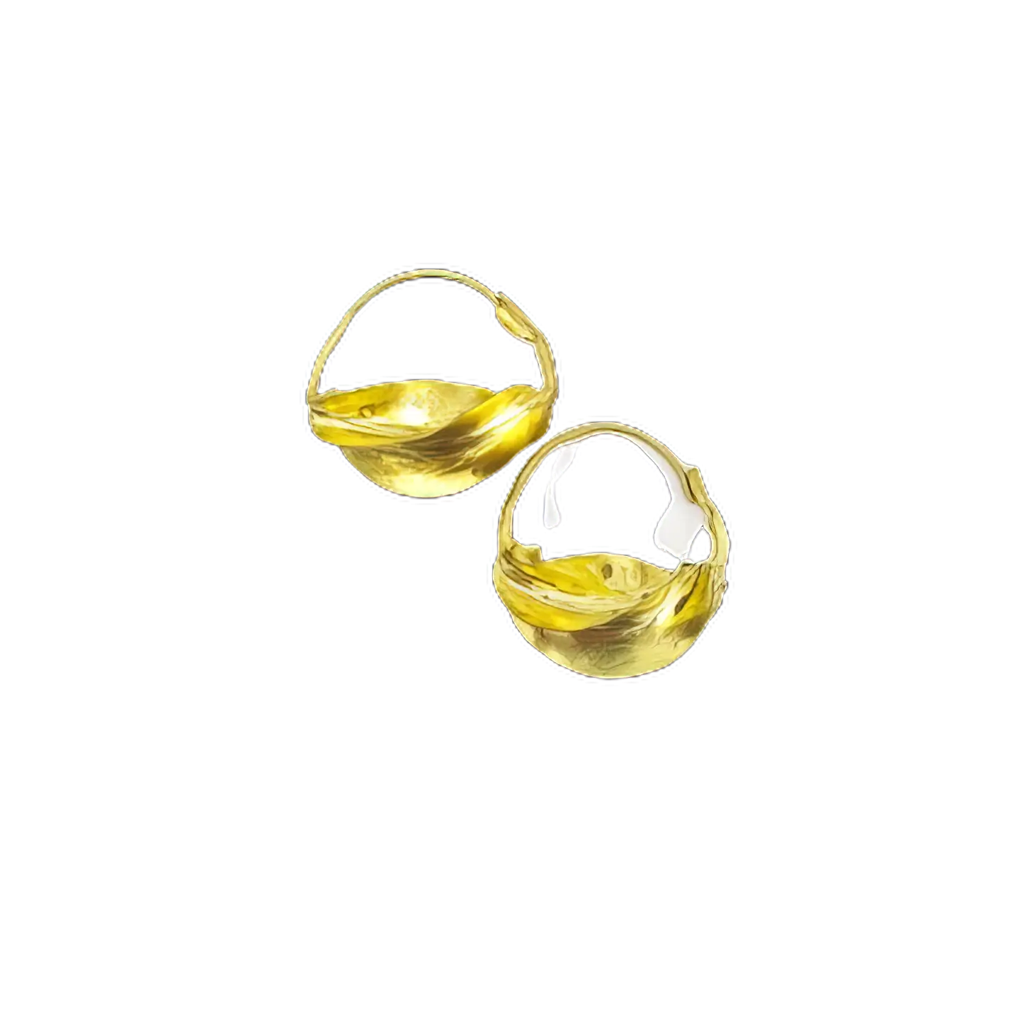 Pendientes fulani dorados