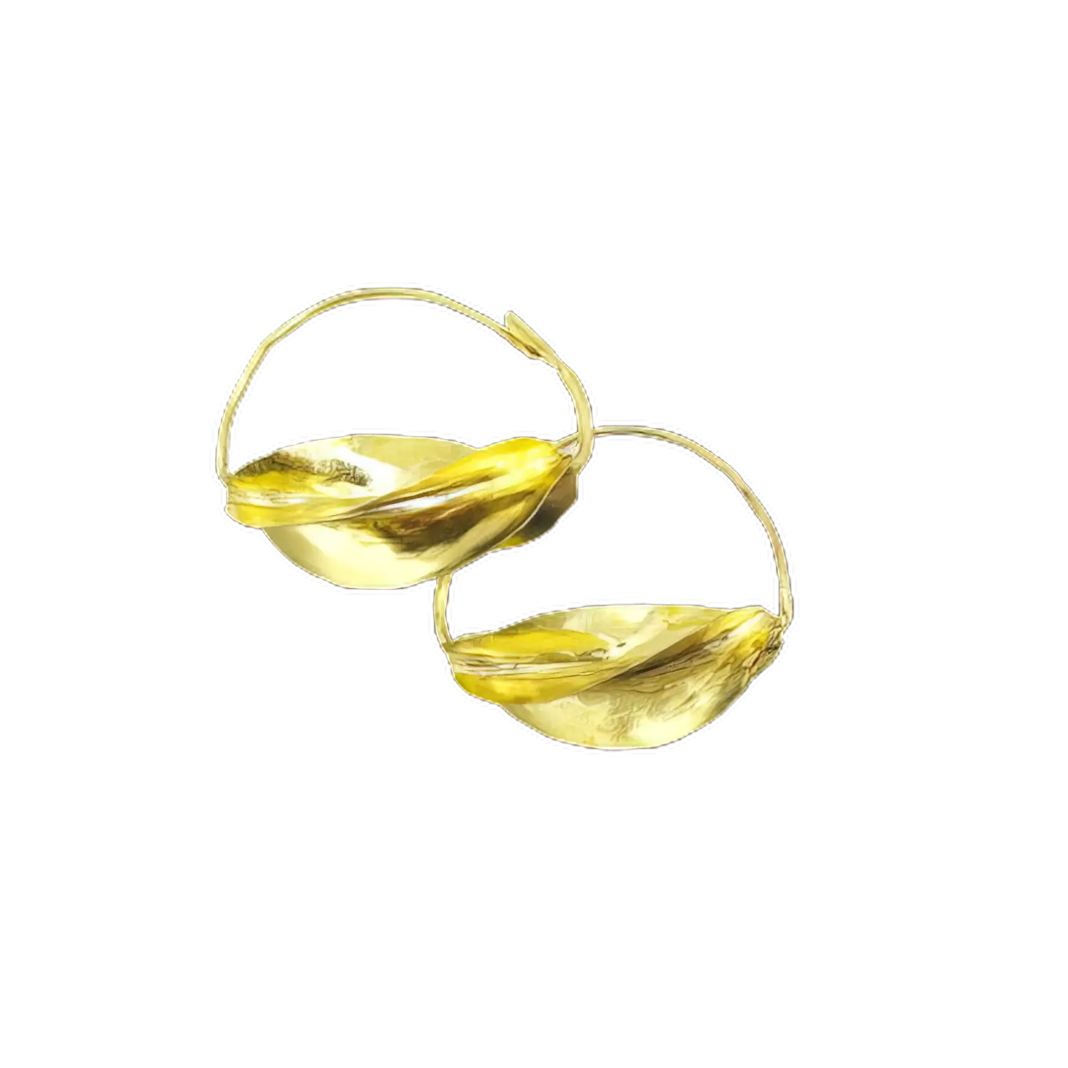 Pendientes fulani dorados