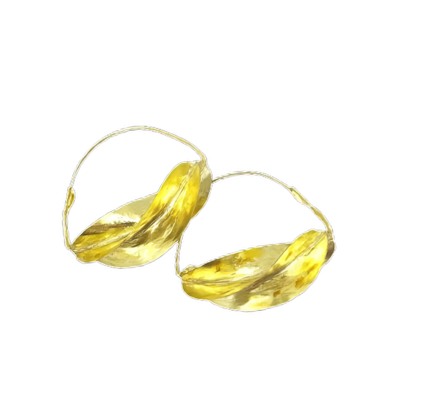 Pendientes fulani dorados