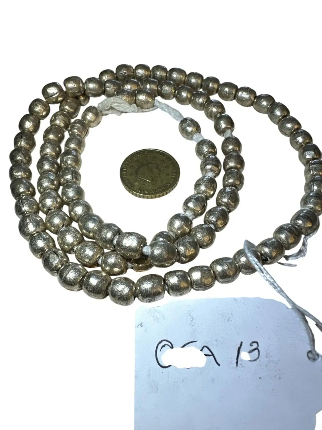 TIRAS DE BRONCE PLATEADA  QSA