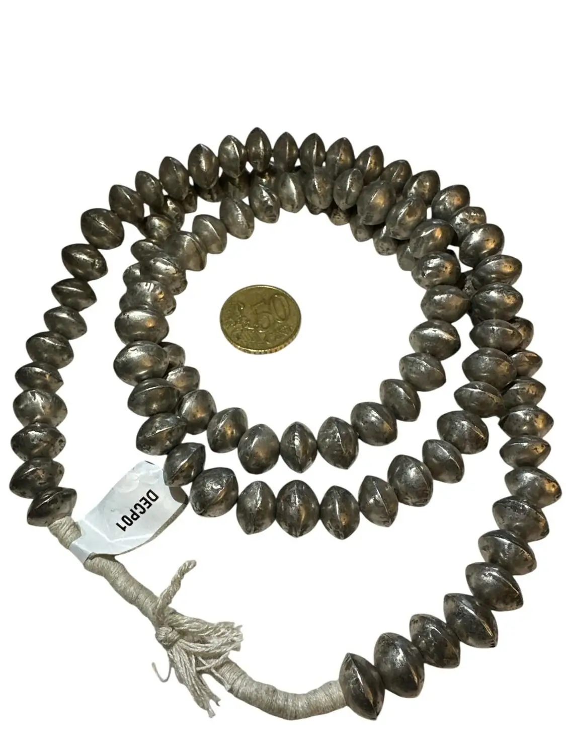 Tiras de bronce plateada DEC