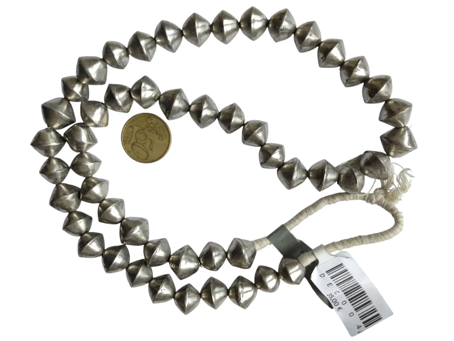 Tiras de bronce plateada  DEC