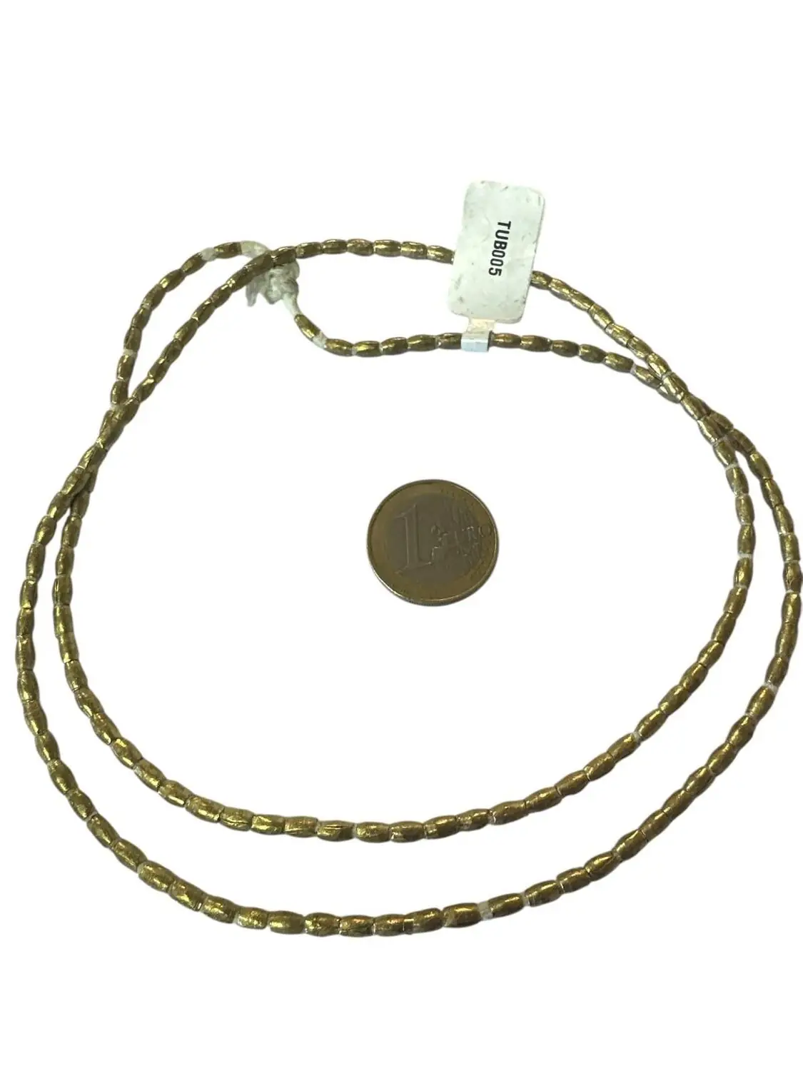 Tiras de bronce plateada  TUB