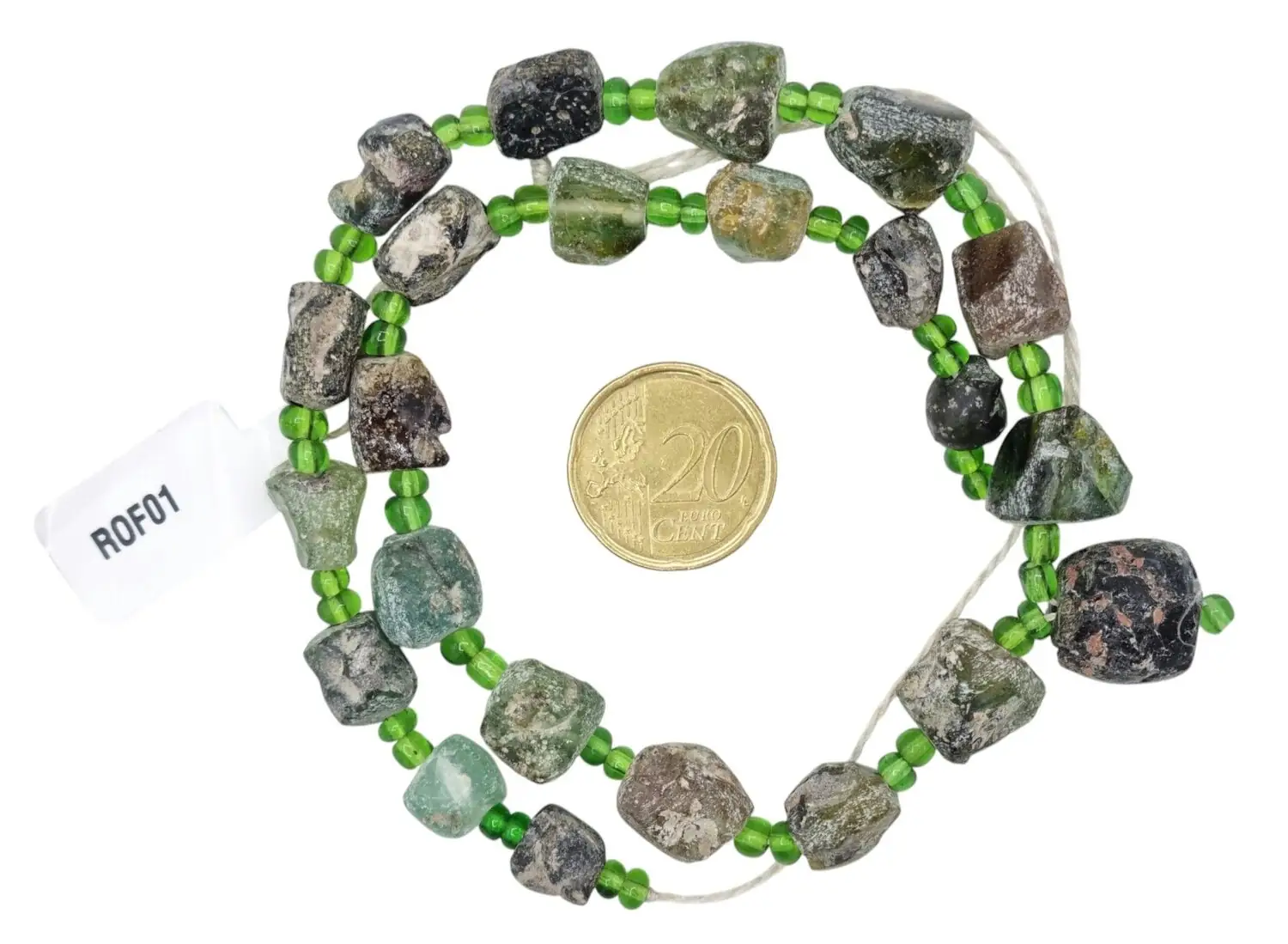 Tiras de vidrio romanas