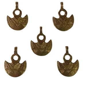 Cuenta pequeña de bronce (Pack de 5 pzas.)