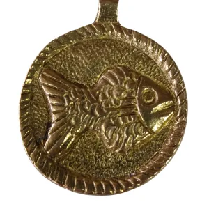 Medallón de bronce